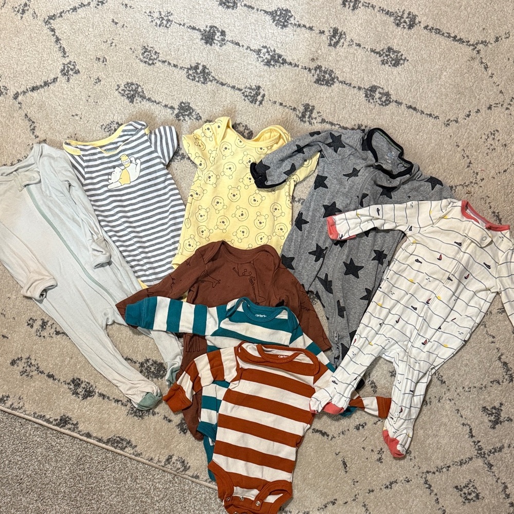 Assorted Kids One Pieces bundle 0-3 boys